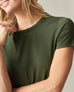 Women's Classic Cotton Crew Tee - Olive